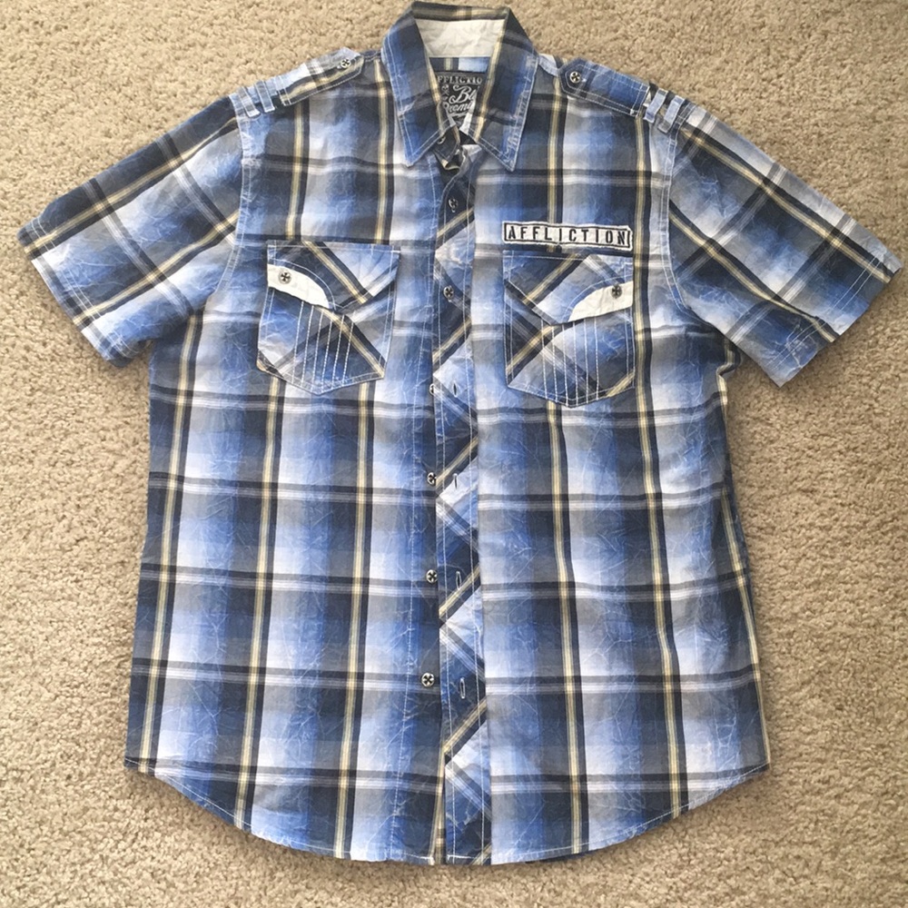 Pre-loved Affliction Black Premium men’s Shirt